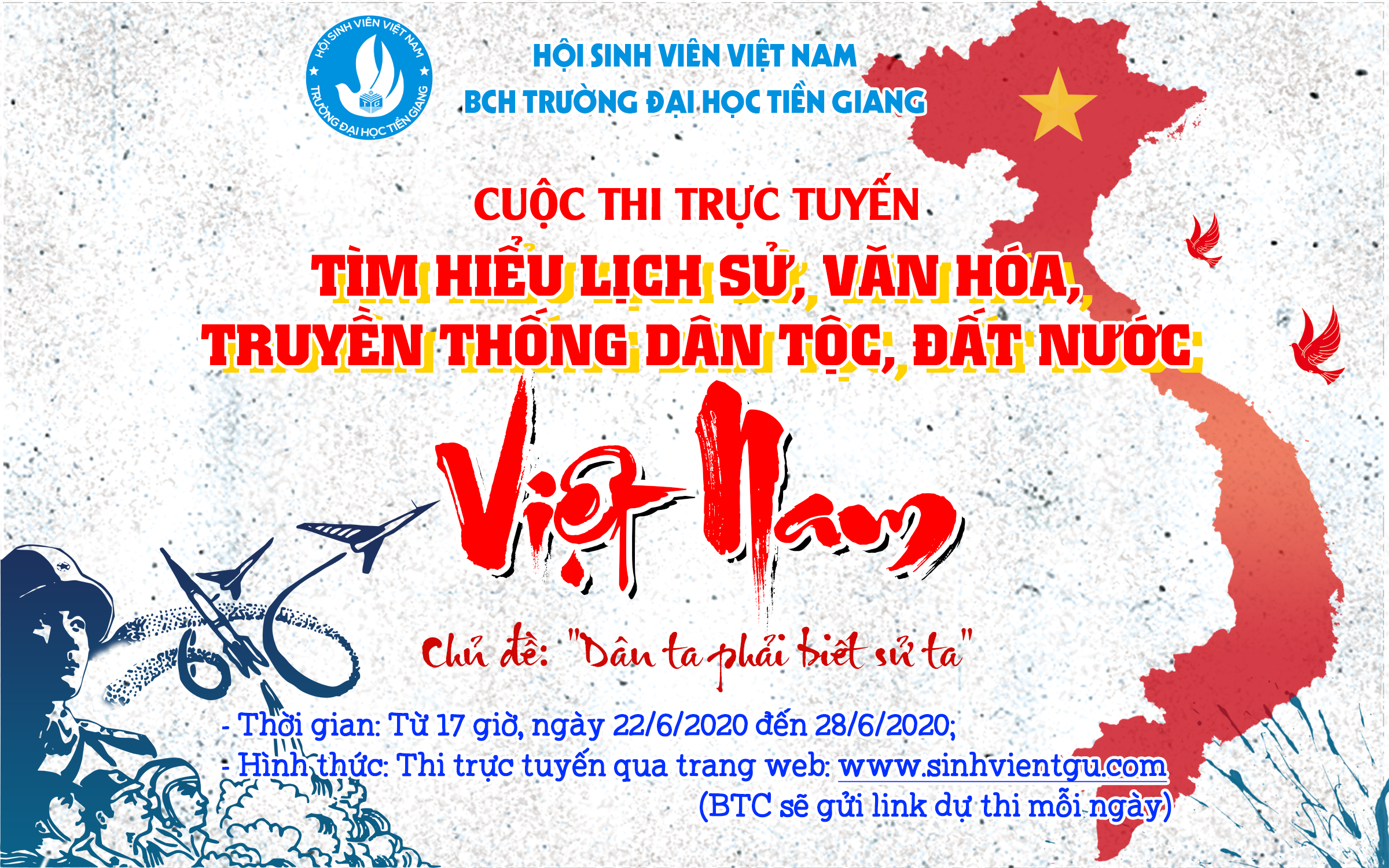 Cuộc thi trực tuyến: Tìm hiểu lịch sử, văn hóa, truyền thống dân tộc, đất nước Việt Nam - Ngày 7